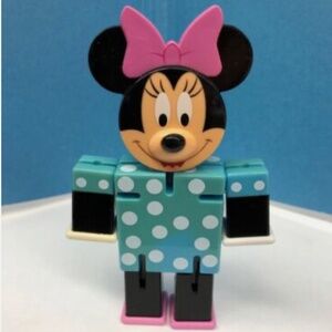 DISNEY MINNIE POSEABLE BLOCK FIGURE ELASTIC BAND POSITION POSES